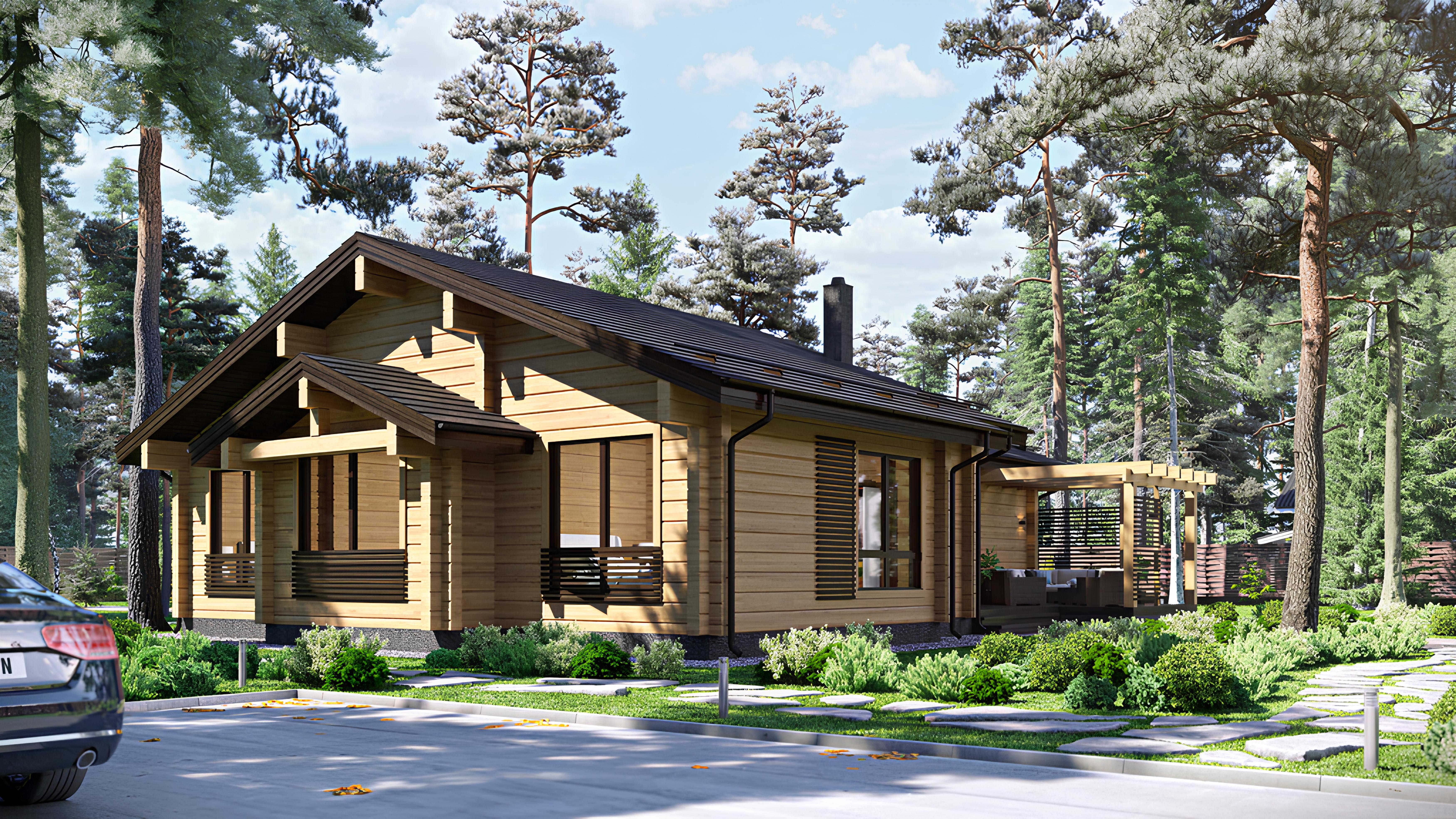 Дом из профилированного бруса VZ-311 